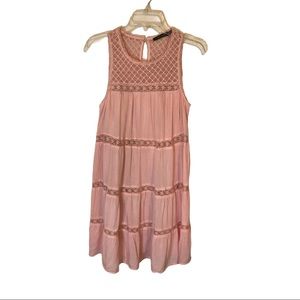 Doe & Rae Pink Shift Dress/Pink/Medium